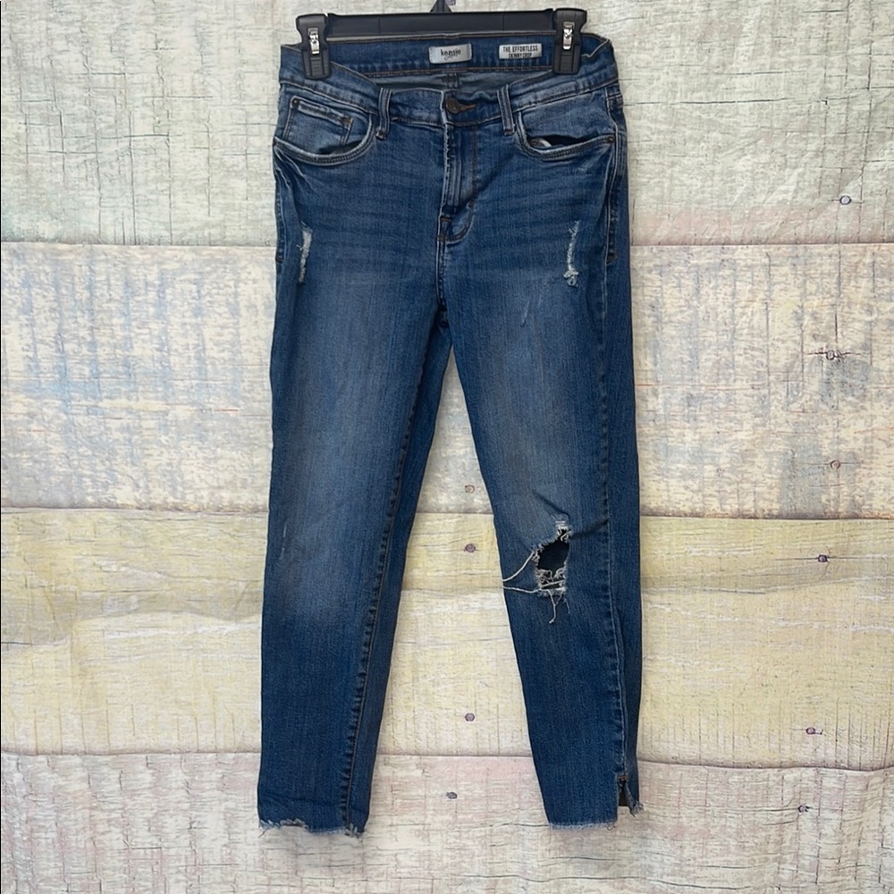 Kensie - excellent condition jeans Trendy Distressed Blue Jeans.